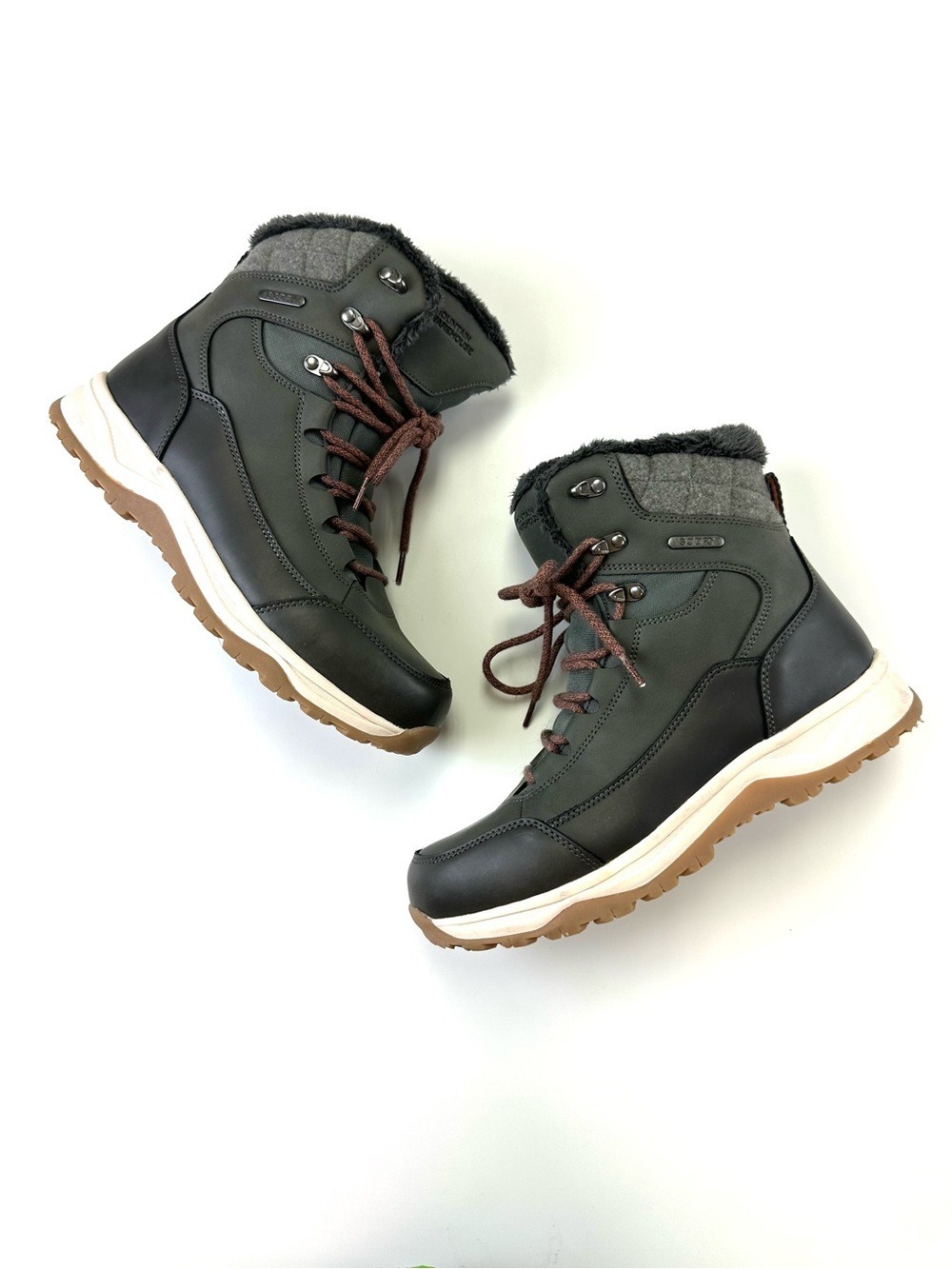 Mountain Warehouse Green Tundra Womens Waterproof Snow Boots Size 9